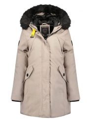 Geographical Norway Parka "Cherifa" w kolorze szarobrązowym rozmiar: XXL. Brązowe parki damskie Geographical Norway, xxl, bez kaptura. Za 215.21 zł.
