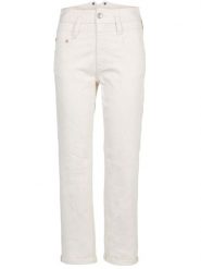 Herrlicher Dżinsy "Pitch" - Tapered fit - w kolorze kremowym rozmiar: W30. Brązowe jeansy damskie Herrlicher, z podwyższonym stanem. Za 265.39 zł.