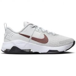 Buty treningowe damskie Nike Zoom Bella 6. Szare obuwie sportowe damskie Nike, z materiału, bez zapięcia, na fitness i siłownię, Nike Zoom. Za 609.00 zł.