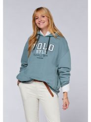 Polo Sylt Bluza w kolorze niebieskim rozmiar: M. Niebieskie bluzy damskie Polo Sylt, m, bez wzorów, z kapturem. Za 136.13 zł.
