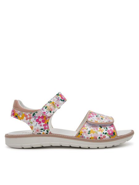 Primigi Sandały 7887766 D Biały. Białe sandały dziewczęce Primigi, ze skóry, bez obcasa, bez zapięcia. Za 249.99 zł.