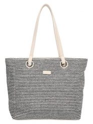 Beagles Shopper bag "Formentera" w kolorze kremowo-czarnym - 50 x 35 x 16 cm rozmiar: onesize. Brązowe shopper bag Beagles, bez wzorów, z materiału, na ramię, bez dodatków. Za 78.99 zł.