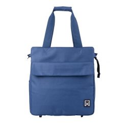 Torba na bagażnik rowerowy Willex Smart Shopper. Niebieskie shopper bag WILLEX, bez wzorów, bez dodatków. Za 351.50 zł.