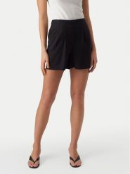 Vero Moda Szorty materiałowe Jesmilo 10279694 Czarny Regular Fit. Czarne szorty damskie Vero Moda, bez wzorów, z materiału. Za 79.99 zł.