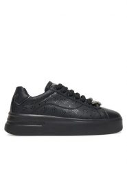 REPLAY Sneakersy GWZ4N .000.C0024L Czarny. Czarne obuwie sportowe damskie Replay, ze skóry, bez zapięcia. Za 369.99 zł.