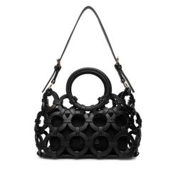 Torebka GINO ROSSI. Czarne torebki klasyczne damskie Gino Rossi, bez dodatków. Za 299.99 zł.