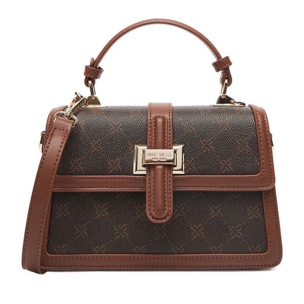Torebka Nine West. Brązowe torebki klasyczne damskie Nine West, bez dodatków. Za 329.99 zł.