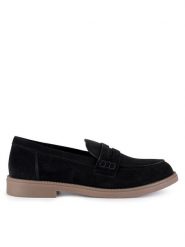 Lasocki Mokasyny WI16-POLO-03 Czarny. Czarne mokasyny damskie Lasocki, ze skóry, bez obcasa. Za 219.99 zł.