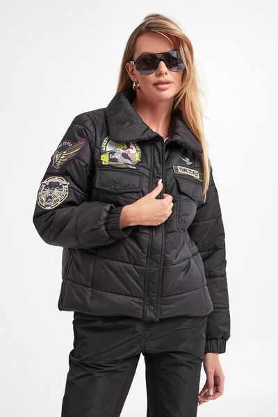 Kurtka damska pikowana AERONAUTICA MILITARE. Kurtki damskie Aeronautica Militare, bez wzorów, bez kaptura. W wyprzedaży za 1,427.32 zł.