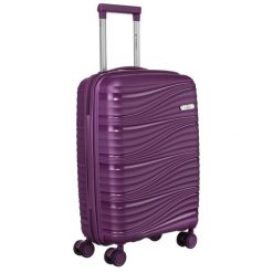 Walizka fioletowa mała Peterson PTN WA06-W-S. Fioletowe walizki Peterson, bez wzorów, małe. Za 185.99 zł.