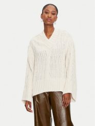 REPLAY Sweter DK3313.000.G22926 Écru Regular Fit. Swetry klasyczne damskie Replay, m, z syntetyku, bez kołnierzyka. Za 259.99 zł.