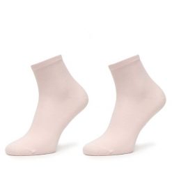 Skarpety krótkie Tommy Hilfiger. Czerwone skarpetki damskie Tommy Hilfiger, bez wzorów. Za 49.99 zł.