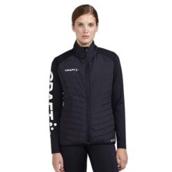 Kurtka narciarska damska Craft Adv Nordic Club. Czarne kurtki damskie Craft, na zimę, xl, bez wzorów, bez kaptura. Za 462.25 zł.