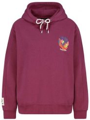 Sublevel Bluza w kolorze jagodowym rozmiar: XS. Czerwone bluzy damskie Sublevel, xs, bez wzorów, z kapturem. Za 100.99 zł.