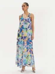 Patrizia Pepe Sukienka letnia 2A2803/A420-YA15 Kolorowy Relaxed Fit. Sukienki damskie Patrizia Pepe, bez wzorów, z syntetyku, bez ramiączek. Za 669.99 zł.