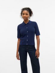 Vero Moda Kardigan w kolorze granatowym rozmiar: M. Niebieskie kardigany damskie Vero Moda, m, bez wzorów. Za 94.45 zł.