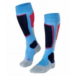 Podkolanówki damskie Falke SK2 Wool. Niebieskie skarpetki damskie Falke, bez wzorów, z poliamidu. Za 214.50 zł.