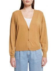 ESPRIT Kardigan w kolorze karmelowym rozmiar: XL. Brązowe kardigany damskie ESPRIT, xl, bez wzorów. Za 96.60 zł.