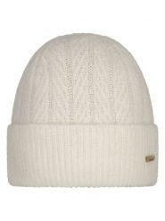 Barts Czapka "Calmela" w kolorze kremowym rozmiar: onesize. Brązowe czapki damskie Barts, z aplikacjami, z wełny. Za 113.36 zł.