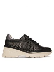 Hispanitas Sneakersy HV264767 C002 Czarny. Czarne obuwie sportowe damskie Hispanitas, ze skóry, bez zapięcia. Za 450.99 zł.