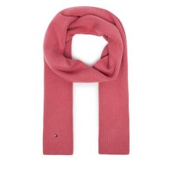 Szalik Tommy Hilfiger. Czerwone szaliki damskie Tommy Hilfiger, bez wzorów. Za 289.99 zł.