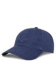 Tommy Hilfiger Czapka z daszkiem Embroidered Cap AW0AW17489 Granatowy. Niebieskie czapki z daszkiem damskie Tommy Hilfiger, bez wzorów, z bawełny. Za 179.99 zł.