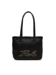 KARL LAGERFELD Torebka B2W30206 Czarny. Czarne torebki klasyczne damskie KARL LAGERFELD, ze skóry, bez dodatków. Za 1,499.00 zł.