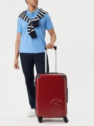 Beverly Hills Polo Club Walizka średnia CEO-BHPC-M-010-09-RED Czerwony. Czerwone walizki Beverly Hills Polo Club, bez wzorów, z tworzywa sztucznego, średnie. Za 359.99 zł.