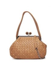 Weekend Max Mara Torebka Pancia 2525516154650 Brązowy. Brązowe torebki klasyczne damskie Weekend Max Mara, ze skóry, bez dodatków. Za 2,069.00 zł.
