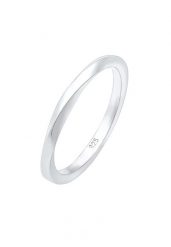 Elli Damskie Knot Ring Timeless Basic w srebra próby 925 Pierścionki 1 ct. Szare pierścionki damskie Elli, srebrne. Za 241.39 zł.