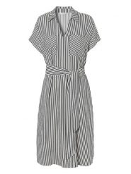 TATUUM Sukienka "Ikala" w kolorze granatowo-białym rozmiar: 46. Białe sukienki damskie TATUUM, bez wzorów, z tkaniny, klasyczne, bez ramiączek. Za 132.36 zł.