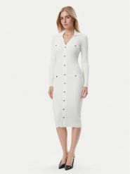 Marciano Guess Sukienka dzianinowa G6BK33 Z1636 Biały Slim Fit. Białe sukienki damskie Marciano Guess, z aplikacjami, z dzianiny, bez ramiączek. Za 1,089.00 zł.