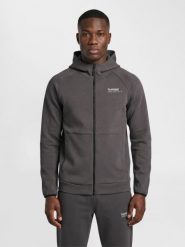 Bluza z kapturem Hummel Tech Fleece Regular. Brązowe bluzy damskie Hummel, m, bez wzorów, z bawełny, z kapturem. Za 260.00 zł.
