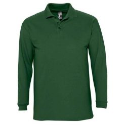 Koszulka Polo Z Długim Rękawem Dla Dorosłych Unisex Winter II. Zielone koszulki damskie SOL'S, l, bez wzorów, bez kołnierzyka, bez ramiączek. Za 113.99 zł.