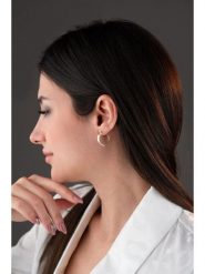 Heliophilia Srebrne kolczyki-kreole rozmiar: onesize. Szare kolczyki damskie Heliophilia, srebrne. Za 108.99 zł.