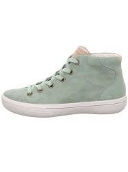 Legero Skórzane sneakersy "Fresh" w kolorze miętowym rozmiar: 38. Zielone obuwie sportowe damskie Legero, za kostkę, bez zapięcia. Za 272.95 zł.