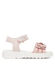 Primigi Sandały 1417011 M Różowy. Czerwone sandały dziewczęce Primigi, ze skóry, bez obcasa, bez zapięcia. Za 259.99 zł.