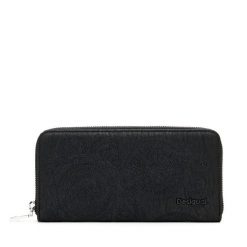 Portfel Desigual. Czarne portfele damskie Desigual, bez wzorów. Za 159.99 zł.
