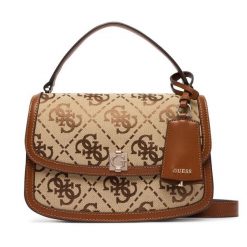 Torebka Guess. Brązowe listonoszki damskie Guess, bez dodatków. Za 584.99 zł.