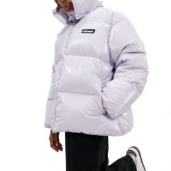 Kurtka Ellesse Model Lenzer Padded Jacket Kolor Fioletowy. Fioletowe kurtki damskie Ellesse, xl, bez wzorów, z materiału, bez kaptura. Za 359.99 zł.