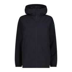 Kurtka damska turystyczna CMP 35Z5286. Czarne kurtki damskie CMP, xs, bez wzorów, bez kaptura. Za 338.50 zł.