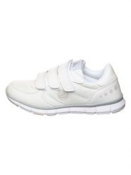 Eisbär Dzianinowa czapka "Nova" w kolorze niebiesko-beżowym rozmiar: 47. Białe czapki damskie Eisbär, bez wzorów, z dzianiny. Za 57.20 zł.