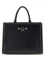 Guess Torebka w kolorze czarnym - 24 x 15 x 8 cm rozmiar: onesize. Czarne torebki klasyczne damskie Guess, z materiału, przez ramię, bez dodatków. Za 395.31 zł.