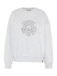 Chiemsee Bluza w kolorze szarym rozmiar: S. Szare bluzy damskie Chiemsee, s, bez wzorów, z bawełny, bez kaptura. Za 139.95 zł.