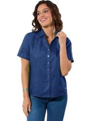 WITT WEIDEN Bluzka w kolorze granatowym rozmiar: 46. Niebieskie bluzki damskie WITT WEIDEN, bez wzorów, bez kołnierzyka, bez ramiączek. Za 69.99 zł.