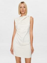 Marella Sukienka codzienna Aletta 2332260233200 Écru Regular Fit. Sukienki damskie Marella, bez wzorów, z syntetyku, bez ramiączek. Za 679.99 zł.