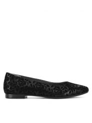 Lasocki Baleriny RST-KAJA-01F Czarny. Czarne balerinki damskie Lasocki, bez wzorów, ze skóry. Za 149.99 zł.