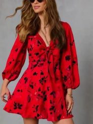 LA Angels Sukienka w kolorze czerwonym rozmiar: M. Czerwone sukienki damskie LA Angels, bez wzorów, bez ramiączek. Za 152.98 zł.