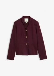 Żakiet z kołnierzem kielichowym. Czerwone marynarki i żakiety damskie bonprix, bez wzorów, eleganckie. Za 179.99 zł.