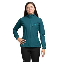 Kurtka softshell damska Echo Hooded Women. Zielone kurtki sportowe damskie MOUNTAIN EQUIPMENT, m, bez wzorów, z softshellu, bez kaptura. Za 749.99 zł.